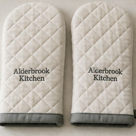 Classic Quilted Oven Mitts